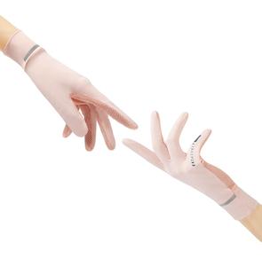 Gants de conduite d'été pour femmes <span class=keywords><strong>UV</strong></span> Sun Against Sunscreen Non Slip Cycling Car Mitten Gloves - Product Image 3