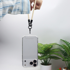 Dragonne de poignet pour téléphone portable, <span class=keywords><strong>sangle</strong></span> d'extérieur avec coussinet de protection, bracelet court simple pour smartphone, cordon de suspension, lanière de poignet, porte-clés - Product Image 5