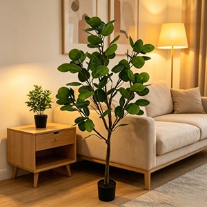 Artificial Money <b>Tree</b> Potted Plants for Ndoor Home Hotel Deco - Product Image 3