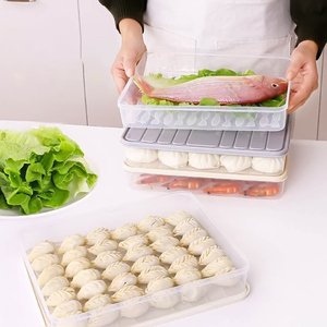 Contenedores Apilables para Almacenamiento en Congelador, con Tapa Extraíble, para Frutas y Verduras, Venta al Por Mayor - Product Image 5