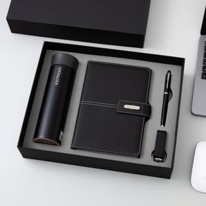 Complete Travel Writing Set with Notebook Compact Umbrella and Ballpoint Pen in Waterproof Nylon Carry Bag - Product Image 3