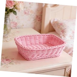 Ensemble de boîtes et paniers de rangement en plastique pour la maison - pour cosmétiques, vêtements, aliments, cuisine, légumes - articles ménagers polyvalents - Product Image 6