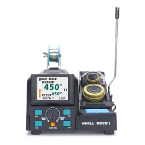 YIHUA 982D-I <span class=keywords><strong>Pinzas</strong></span> <span class=keywords><strong>de</strong></span> precisión Estación <span class=keywords><strong>de</strong></span> soldadura <span class=keywords><strong>de</strong></span> hierro Estación <span class=keywords><strong>de</strong></span> soldadura <span class=keywords><strong>de</strong></span> calentamiento rápido Estación <span class=keywords><strong>de</strong></span> retrabajo <span class=keywords><strong>de</strong></span> MICROCOMPONENTES - Product Image 4
