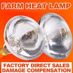 Huiqi lampe <span class=keywords><strong>chauffante</strong></span> infrarouge E27 ampoule 100W 150W 250W lampe de physiothérapie infrarouge - Product Image 5