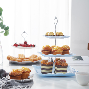 <span class=keywords><strong>Plateau</strong></span> <span class=keywords><strong>à</strong></span> desserts <span class=keywords><strong>à</strong></span> 3 niveaux, pour thé, fête d'anniversaire, salon support <span class=keywords><strong>à</strong></span> gâteaux, <span class=keywords><strong>plateau</strong></span> <span class=keywords><strong>à</strong></span> fruits - Product Image 5