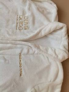 High Quality Microfiber White Women Bathrobe Custom Embroidery Super Soft And Breathable <strong>Kimono</strong> Sleepwear - Product Image 2