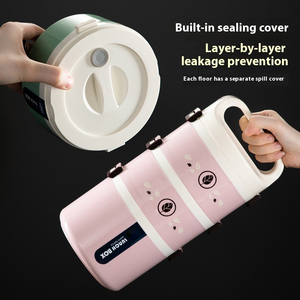 Boîte à lunch isotherme multicouche sans BPA, <span class=keywords><strong>de</strong></span> qualité alimentaire, utilisable au micro-ondes, pour les employés <span class=keywords><strong>de</strong></span> bureau, les adultes et les étudiants - Product Image 4