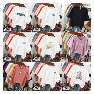 <span class=keywords><strong>T</strong></span>-shirts pour femmes à la mode décontractée d'é<span class=keywords><strong>t</strong></span>é, vente en gros, <span class=keywords><strong>t</strong></span>-shirts à manches courtes de haute qualité - Product Image 2