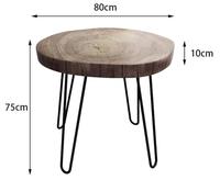Wabi-sabi Vintage en bois massif Pier Table chaise combinaison petit appartement loisirs réception balcon salon meubles