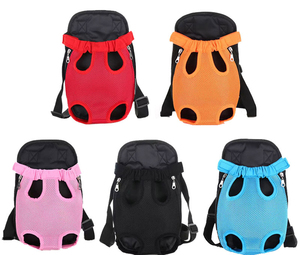 <span class=keywords><strong>Zaino</strong></span> trasportino per animali domestici portatile per cani di piccola taglia gatti maglia traspirante espandibile spazio aereo approvato borsa a tracolla - Product Image 1