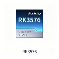 Procesador RK3576 Rockchip de Ocho Núcleos, NPU de 6 TOPS, Decodificador de Video 8K, Chip de Circuito Integrado ARM