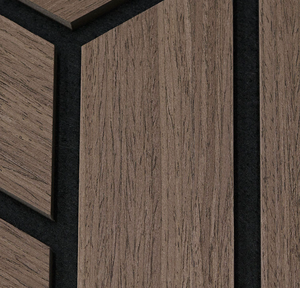 AORONG impiallacciatura di legno opzionale personalizzabile esagonale pannelli di parete acustica 9MM <span class=keywords><strong>MDF</strong></span> Board + 12MM PET poliestere feltro <span class=keywords><strong>pannello</strong></span> di parete - Product Image 2