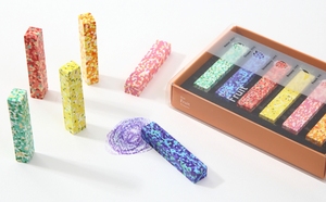 ญี่ปุ่น Musee ชุดดินสอสีลายจุด6แท่งศิลปะหลายพื้นผิวสำหรับเด็กความคิดสร้างสรรค์การวาดภาพของขวัญที่ปลอดภัยความคิดการใช้มือถือโมเสคเครื่องเขียนของโรงเรียน - Product Image 2