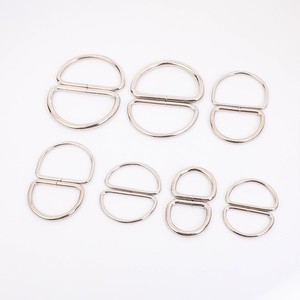 Boucles en D en métal de différentes tailles, accessoires de quincaillerie classiques et robustes pour sacs - Product Image 1
