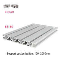 Profilé en aluminium 15180, extrusion, pièces d'imprimante 3D CNC, établi, cadre DIY, rail linéaire anodisé, longueur 100/400/500/600/1200 mm