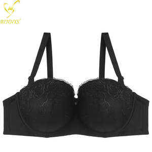 BINNYS haute qualité Soutiengorge Grandes <span class=keywords><strong>Bonnets</strong></span> grande <span class=keywords><strong>taille</strong></span> 36 F Nylon Sexy dentelle tasse à armatures femmes balcon Balconette <span class=keywords><strong>soutien</strong></span>-<span class=keywords><strong>gorge</strong></span> - Product Image 6