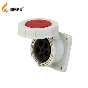 Iec60309 Nữ Ổ cắm điện điện áp cao 3/4/<span class=keywords><strong>5</strong></span> Pin tiêu chuẩn chống thấm nước IP67 bảo vệ đánh giá 125A kết nối điện - Product Image 3