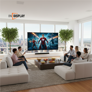 กระจกนิรภัยกันแตกแบบติดตั้งในจอแสดงผล 4K 120Hz LED ทีวีโปรเจคเตอร์สีดำ ซีรีส์ (75 85 98 นิ้ว) ความหนา 4 มม. รุ่น Safety Tempered E - Product Image 6