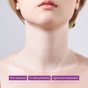 KORMESIC Masque Coréen en Feuille pour le Cou au Collagène et Or 24K, 25g, Effet Raffermissant et Hydratant pour le Cou et le Menton, Marque Privée, Vente en Gros - Product Image 2