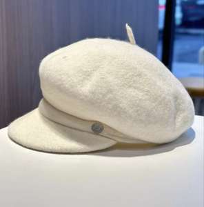 Boina Octogonal Vintage para Mujer con Logotipo Pequeño, Gorra Newsboy con Hebilla Metálica, 100% Algodón, para Actividades al Aire Libre, Casual y Fiestas - Product Image 2