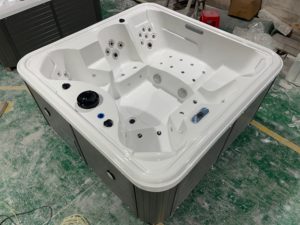 Balboa controlado acrílico Hottub Spa al aire libre, 4m Swim Spa, Spa al aire libre Masaje Hottub - Product Image 5