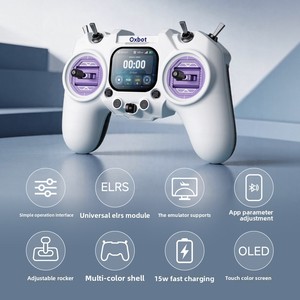 Contrôleur <span class=keywords><strong>radio</strong></span> <span class=keywords><strong>FPV</strong></span> Oxbot R1 2,4 GHz ELRS avec écran tactile OLED, cardan Hall RDC50, sortie 500 mW pour émetteur de drone RC - Product Image 2