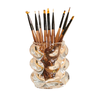 Vente en gros, lot de 9 pinceaux pour manucure en acrylique, outils peints, stylo de photothérapie, stylo à cordes