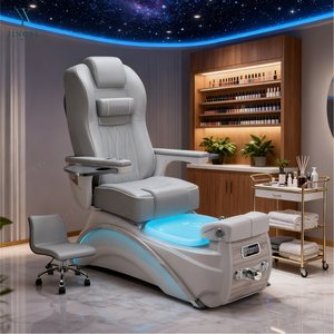 Sillón de Pedicura Eléctrico para Salón de Masajes de Uñas con Ventilación, Máquina de Manicura y Pedicura de Estilo Americano para Sala de Estar - Product Image 1