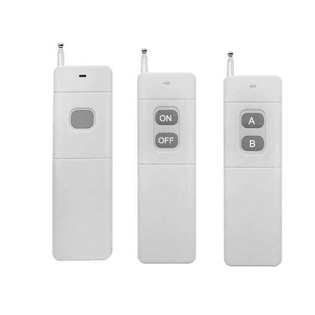 UNIVERSAL on OFF 3000m Long Range Remote Control 433Mhz Transmitters Include 1527 Learning Code