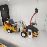 Machine de démarquage routier avec moteur 3KW, fonction de recyclage automatique pour la construction de marquages routiers