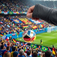 Porte-clés Mini Football Personnalisé 3D, Jouet Anti-stress Clicker, Cadeaux Promotionnels Sportifs en Gros