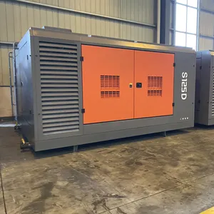 Diesel Silent Olie Gratis 7.5kw 15kw 22kw 37kw 55kw 75kw 90kw 110kw Schroef Compressor Voor Rock Boren 7bar-13bar Met ce