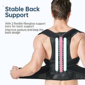 Correcteur de posture ajustable en tissu maillé avec <span class=keywords><strong>soutien</strong></span> dorsal pour adultes - Product Image 4
