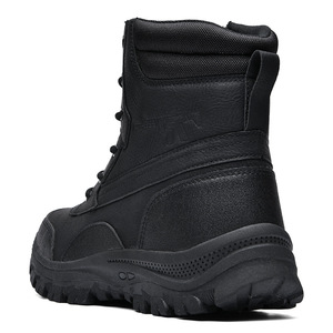 Bottes de randonnée en daim pour hommes, bout rond, semelle extérieure en caoutchouc imperméable, semelle intermédiaire en EVA, toutes saisons, bottes tactiques de désert pour l'extérieur - Product Image 5