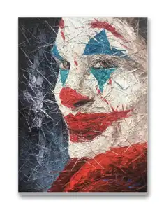 Original Oil Painting Custom Artistic Picture Handmade Oil Painting Motion Abstract Art Knife Painting Thick Texture Buffoon