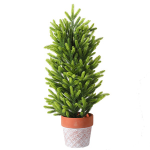 Arbre de Noël artificiel de style moderne de haute qualité, avec base de support, écologique et réaliste, fourni directement par l'usine - Product Image 5