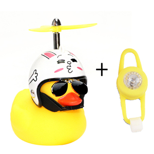 Vente en gros Petite cloche de vélo en forme de <span class=keywords><strong>canard</strong></span> en caoutchouc Conception mignonne pour les vélos d'enfants - Product Image 4