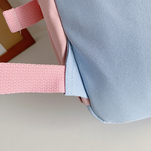 <span class=keywords><strong>2022</strong></span> nouvelle mode nouveau Style couleur bloqué rétro mignon couleur bloquant <span class=keywords><strong>sac</strong></span> à dos à la mode pour les lycéens - Product Image 4