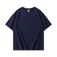 Camiseta extragrande de peso pesado de alta calidad, camiseta personalizada con estampado, camisetas 100% de algodón en blanco para hombre