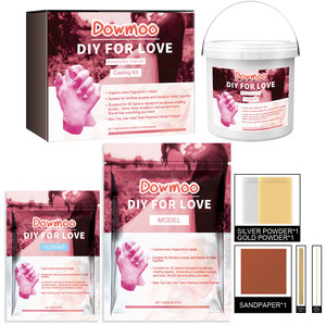 Dowmoo coppia modello a mano Clone in polvere regalo creativo fai da te per san valentino 3D modello a mano per il modello di decorazione della casa - Product Image 1