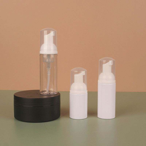 Empty PP Foamer <b>Bottles</b> 60ml Cylinder Shape with Airless Pump Gold Stamp Cosmetic <b>Travel</b> Size - Product Image 5
