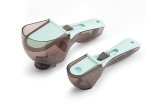 Dispositivo De Medição De Ferramentas De Cozimento De Cozinha Colher De Medição De Plástico Ajustável Com Colher De Medição Conveniente Graduada Digital - Product Image 2