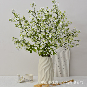 Flower Delight - Flores Artificiales de Plástico Blanco para Ramo de Novia, Accesorios de Fotografía para Exteriores, Decoración del Hogar - Product Image 2