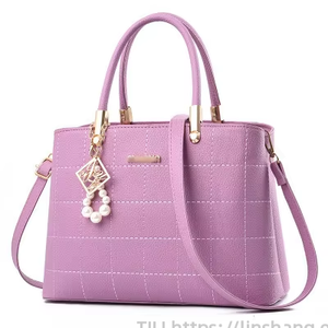 Wholesale Fashion Designer Pu Leather Ladies Hand Bag Crossbody Women <b>Purses</b> and Handbags With Pearls Pendent - Product Image 3
