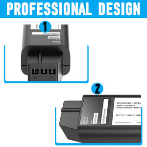 11.1V XSBT330 XSBT330AS 상어 WS632 WS632RGBRN WS632PKBRN, XSBT330AS XSBT330/3000mA 용 고성능 교체 배터리 - Product Image 4