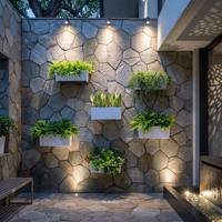 Grand pot de fleurs suspendu auto-arrosant en plastique PP, design moderne, pour plantes bonsaï, balcon, maison, jardinière intelligente