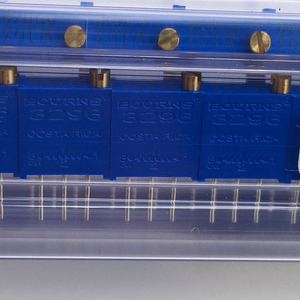 3362x-1-100 bourns chiết áp 10 ohms +-10% 1/2 W 1 lượt, điều chỉnh bên, điều chỉnh tốt - Product Image 2