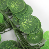 Senmasine Multi Style Fausse guirlande à suspendre érable/raisin/pastèque/bégonia/lierre de Boston/feuille verte fausse plante de vigne lierre artificiel