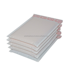 Enveloppes à bulles écologiques biodégradables GTU 8,5x12 pouces, enveloppes rembourrées en poly blanc, épaisseur 140 g/m², solides pour l'envoi postal - Product Image 2