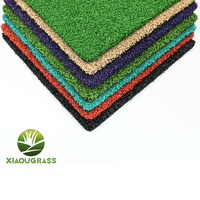 Gazon synthétique souple imperméable de 10 mm pour intérieur et extérieur, tapis de gazon artificiel pour terrain de padel et terrain de sport